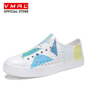 VMAL Men and Women Sandal Jelly Shoes Summer Kids Garden Shoes Beach Hollow Mules Clogs Candy Color Sandals Waterproof Beach Sandals Suitable Daily Life Casual Street All-match 36-45