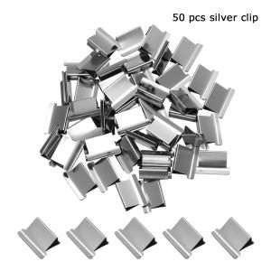 SAVVYSHELF Transparent Office Supplies Snacks Sealing Clip Push Clip Stapler Paper Clips Document Binding Remover Binder