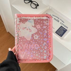 GJ56 Korea Style Binder Photo Album Cover A5 PVC Photo Collect Book Cover Creative Transparent Card Binder Pack Photo Card Collection
