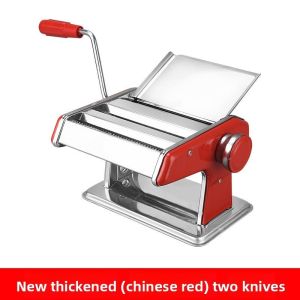 Stainless Steel Manual Hand Crank Pasta Maker Noodle Machine & Dough Cutter for Home Kitchen Homemade Noodle Making