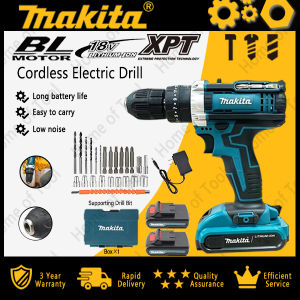 Makita cordless Electric hand drill  Multifunctional Self-Locking Chuck Stepless Variable Speed handheld household power tool