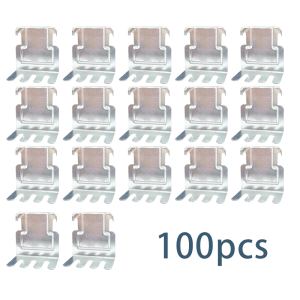 100Pcs Metal W Clip For Ceiling Work / Double Furring Clip / C-Channel Fitting W Clip