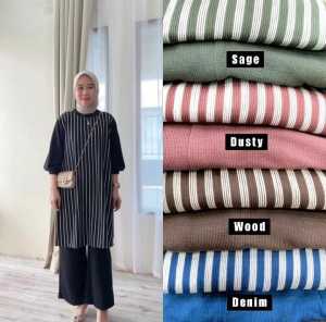 Setelan Tunik Knit Wanita Terbaru Setelan Celana knit