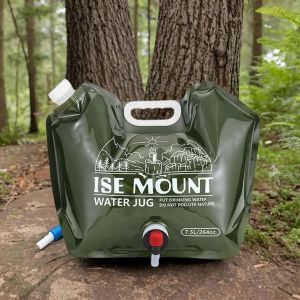 1pc Collapsible Water Tank Container Bag 7.5L Large Capacity Camping Water Storage Bag