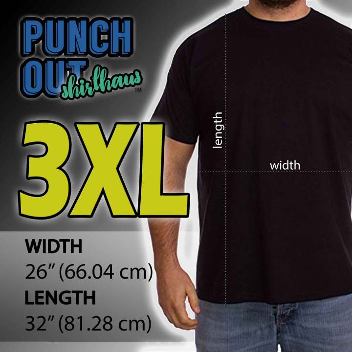 3xl t shirts size