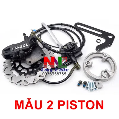 phanh đĩa sau độ xe điện