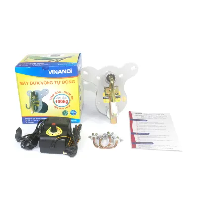 MÁY ĐƯA VÕNG CAO CẤP CHO BÉ VINANOI - VN365N - SỨC ĐƯA 100kg CÓ LÒ XO CHỐNG SỐC - VẬN HÀNH ÊM ÁI - PHÙ HỢP VỚI NHỀU KIỂU VÕNG XẾP - DỄ ĐIỀU CHỈNH BIÊN ĐỘ MẠNH NHẸ - AN TOÀN TIỆN DỤNG CHO BÉ