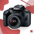 Canon EOS 3000D with EF-S 18-55mm. 