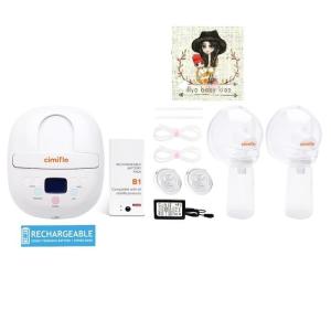 Breastpump Cimiflo S3 PLUS Pompa asi elektrik electrik breast pump / Cimilre S3 Hospital grade With Rechargeable Battery Plus Bag