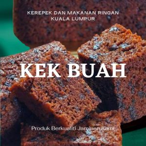 [Stok Tersedia] Kek Buah Kukus 700g