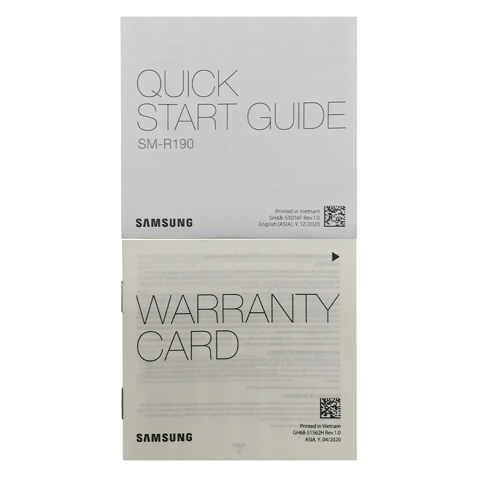 Samsung earbuds plus discount quick start guide