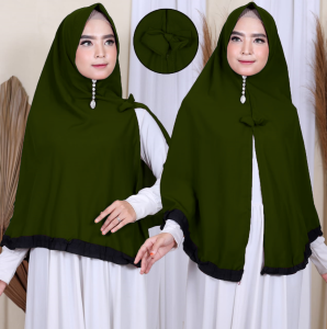 AliMaMa Medan - KHIMAR AIRA - Hijab Antem Wolfis Murah - Kerudung Kurung Jumbo Murah Medan