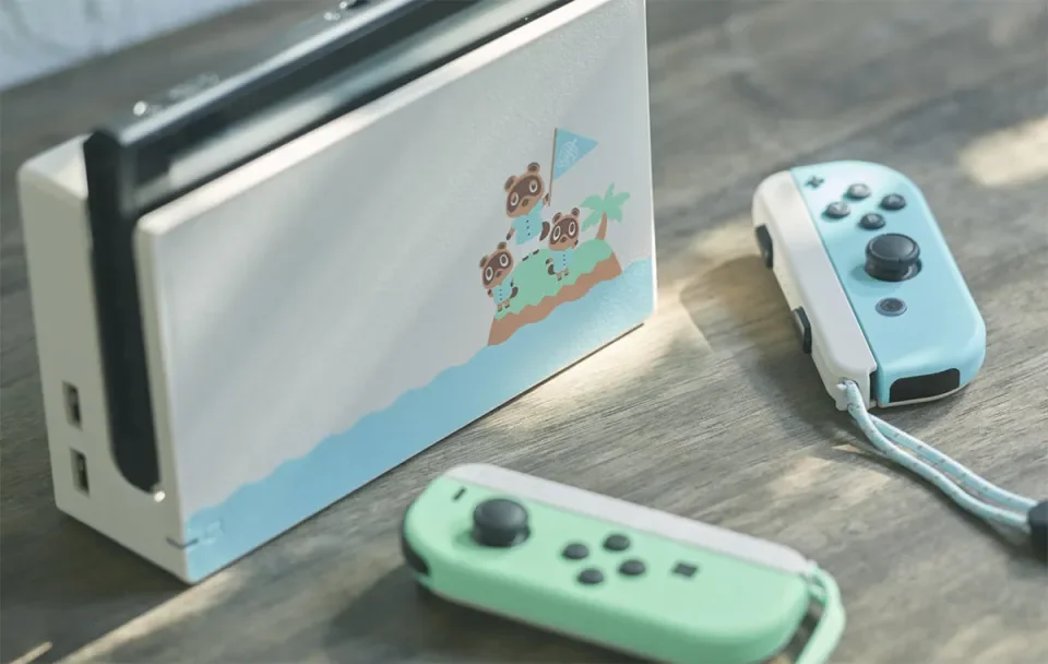 Nintendo switch v2 store animal crossing edition