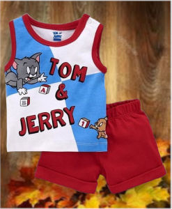 Daigo TORY Setelan Anak Laki Laki Umur 1 2 3 4 5 Tahun  Baju Murah Import Keren Lucu Set Terbaru  Tom And Jerry