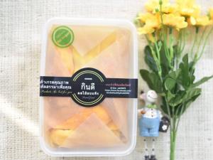 มะม่วงอบแห้งไม่มีน้ำตาล น้ำหนัก 200 กรัม  #ผลไม้อบแห้ง #Dried mango no sugar