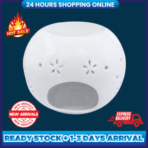 MYMUG KOREAN OVAL CERAMIC OIL BURNER  l CERAMIC TEA LIGHT CANDLE HOLDER  l AROMATHERAPY AROMA BURNER CERAMIC OIL l OIL DIFFUSER CANDLE TEALIGHT OIL WARMER YOGA SPA HOME BEDROOM DECOR