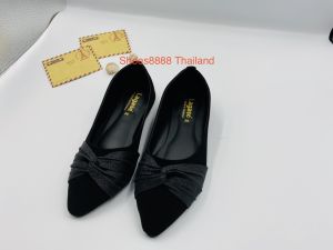 [ส่งเร็วพิเศษ!] Shoes8888 Thailand รองเท้าคัทชู หัวแหลม หน้าโบว์บิด มี4สี ไซล์36-45