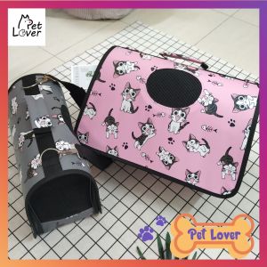 Túi vận chuyển chó mèo túi đựng mèo túi xách chó mèo chắc chắn có quai đeo hoặc quai xách tiện lợi - Petlover