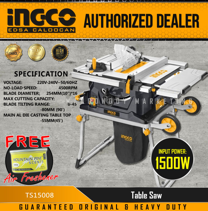 Ingco table deals saw ts 15008