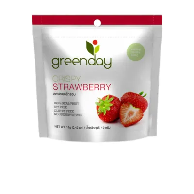 Bundle of 6 x Greenday Strawberry | Freeze Dried Fruits | Healthy Snacks | Single Serve