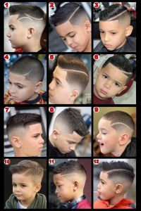 NAHDASHOPING Poster Barbershop  Poster Pangkas Rambut Poster Salon  Model AnakAnak  Hiasan Dinding