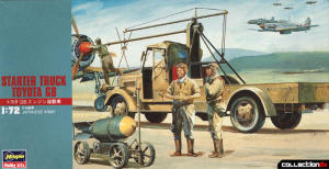 Japan WWll Aircraft Starter Truck 1/72 Hasegawa