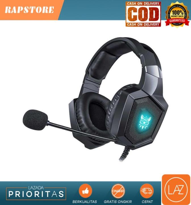 ONIKUMA Gaming Headset Super Bass RGB LED with Microphone K8