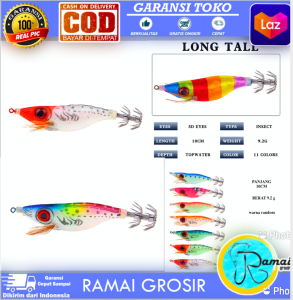 BISA BAYAR DI TEMPAT UMPAN CUMI MIRIP UDANG FISHING LURE SQUID MIRIP ASLI