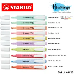 Stabilo Swing Cool Pastel / Fluorescent Highlighter Highlight Pen