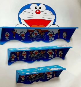 real pict rak dinding / rak susun / karakter / hello kity / keropi / doraemon