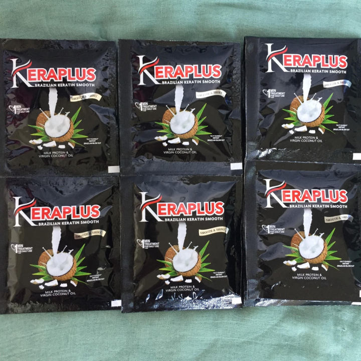 Keraplus Brazilian Keratin Smooth w/ Milk Protein and Virgin Coconut ...