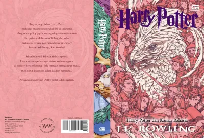 Harry Potter dan Kamar Rahasia (Harry Potter and The Chambers of Secrets) - Cover Baru