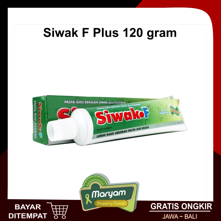 Pasta Gigi Herbal Siwak F Plus 120 gram Original - Odol Herbal Alami