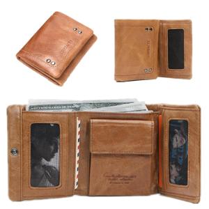 CONTACTS European Style Cowhide Genuine Leather Wallet Men Hasp Design Short Wallets Male Coin Purse Small Mans Walet Card Holder Clutch