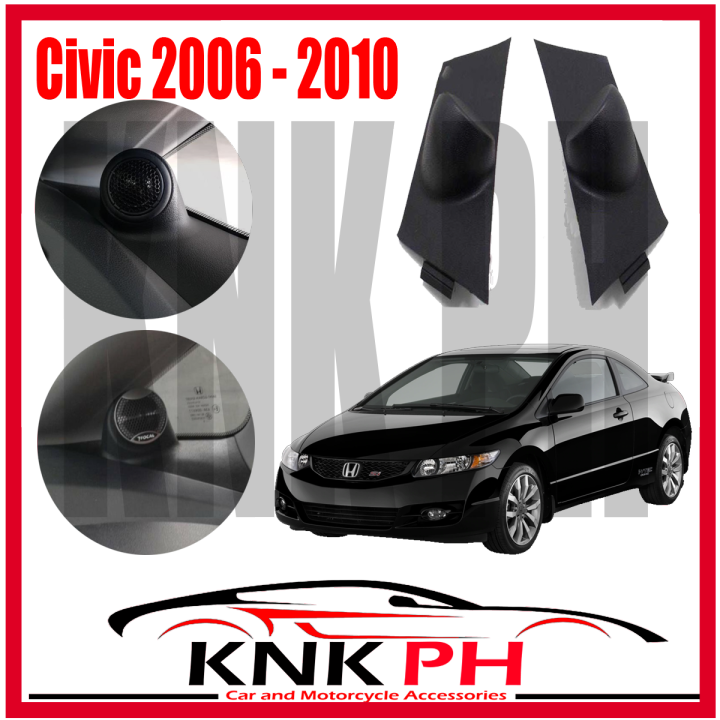 Honda Civic Fd To Tweeter Pods Holder Pillar Black Lazada Ph