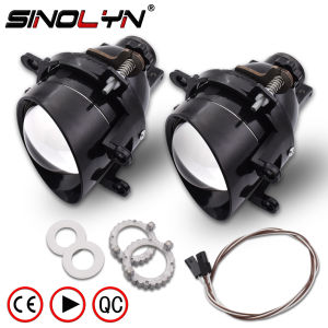 Sinolyn Fog Lights For TOYOTA AVENSIS COROLLA CAMRY PRIUS RAV4 VERSO YARIS LAND CRUISER VIOS YARIS WISH HID Bi-xenon Projector Lens High Low