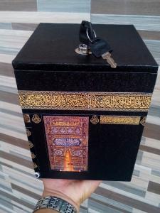 Celengan Kabah Multiplek (Kayu)// Celengan Kabah pakai kunci