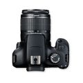Canon EOS 3000D with EF-S 18-55mm. 