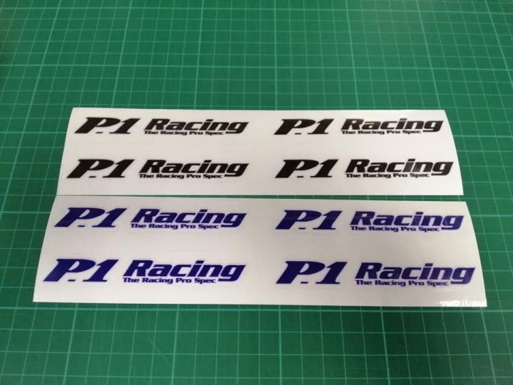 Buddy Club P1 Racing - Mags Decal (Blue) | Lazada PH