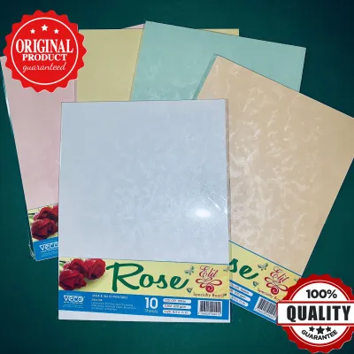 Specialty Board Veco Rose Scented 220gsm 8.5 x 11 in. (Short)