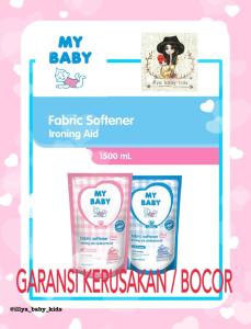 My Baby Fabric Plus Ironing Aid Softener [1500 ML] / CAIRAN PELEMBUT PAKAIAN BAYI 1500ml / SWEET FLORAL / SOFT & GENTLE
