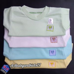 4PC Kaos Oblong Bayi Polos IOL Berlabel Bahan Adem Lembut dan SNI ukuran S-XL
