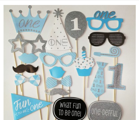 Diy photo store booth props birthday