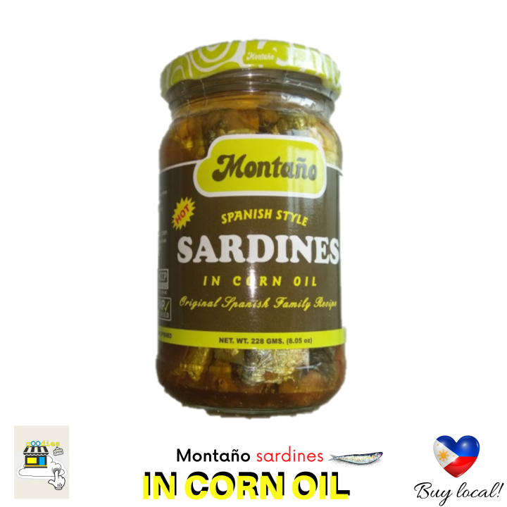 Montaño Spanish Style Sardines in Corn Oil Lazada PH(01)