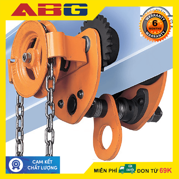 Rùa Kéo Tay, Cụm Móc Treo Palang Có Xích Dài 5m (Loại 1 tấn) - ABG Shop ...