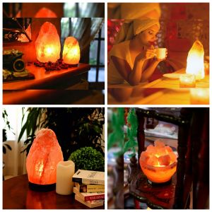 HIMALAYAN CRYSTAL SALT LAMP 水晶盐晶灯 KRISTAL LAMPU GARAM HIMALAYAN ( 2 kg - 5kg ) Table Lamp