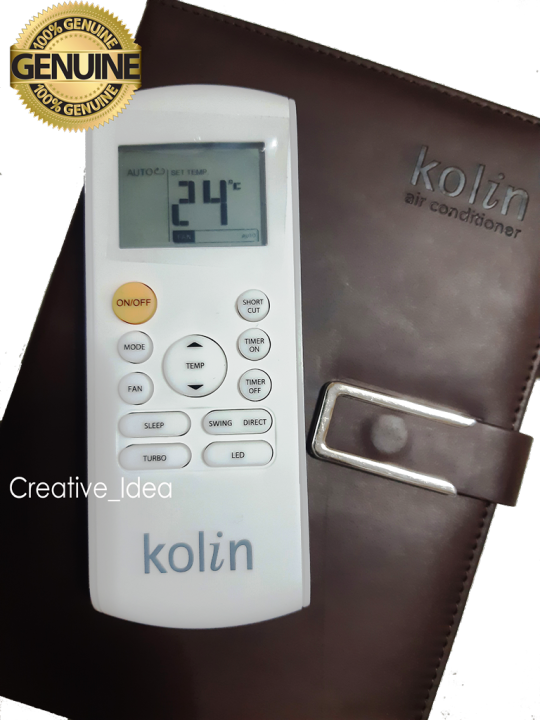 Kolin Aircon Remote Control Replacement Handy Remote Control for Kolin Inverter Highwall Split Type Primus
