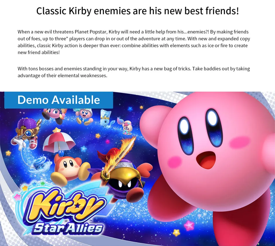 Nintendo Switch Game Kirby Star Allies | Lazada PH