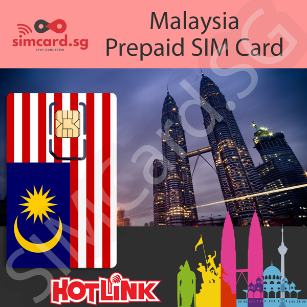 Hotlink Maxis Malaysia Prepaid SIM Card Starter Pack by SIMCARD.SG Lazada Singapore