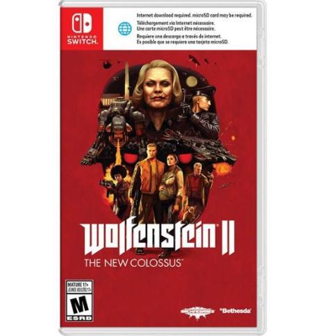 Nintendo Switch game Wolfenstein The New Colossus Digital